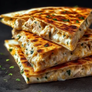 High-Protein Chicken Ranch Quesadilla