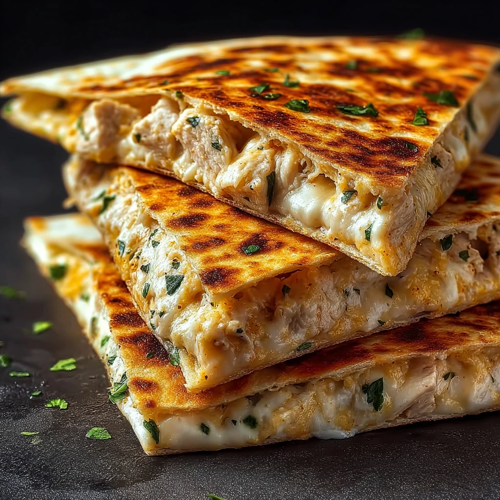 Highprotein Chicken Ranch Quesadilla