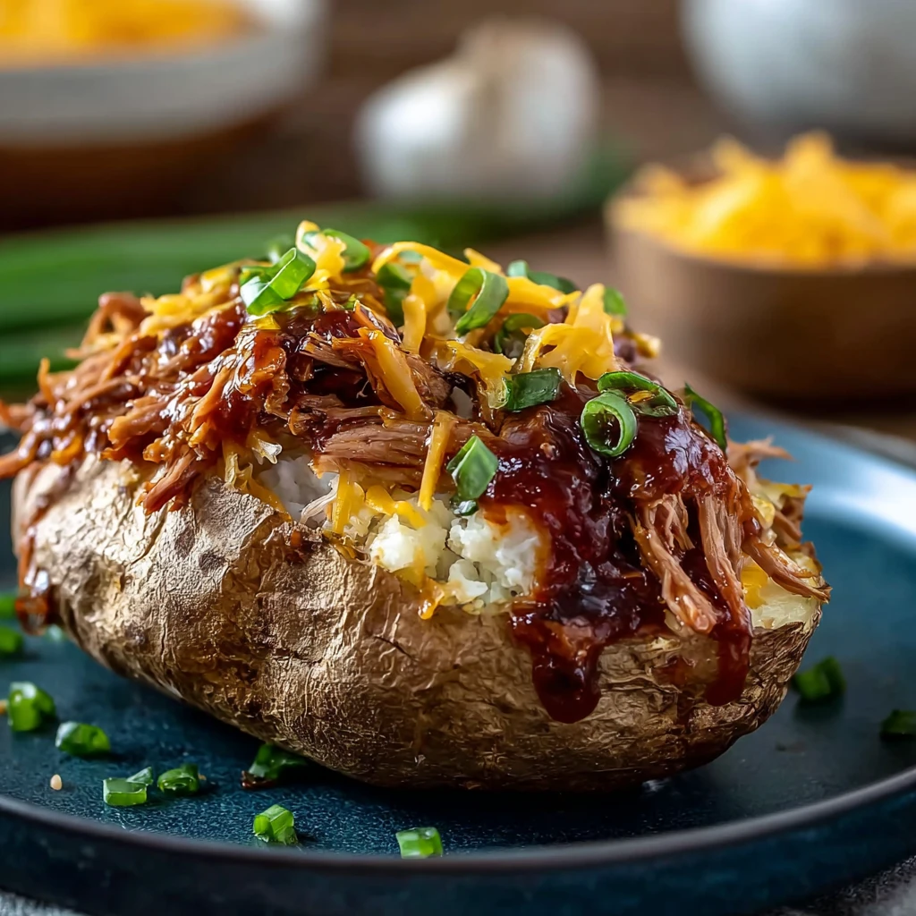Homemade Brisket Baked Potato