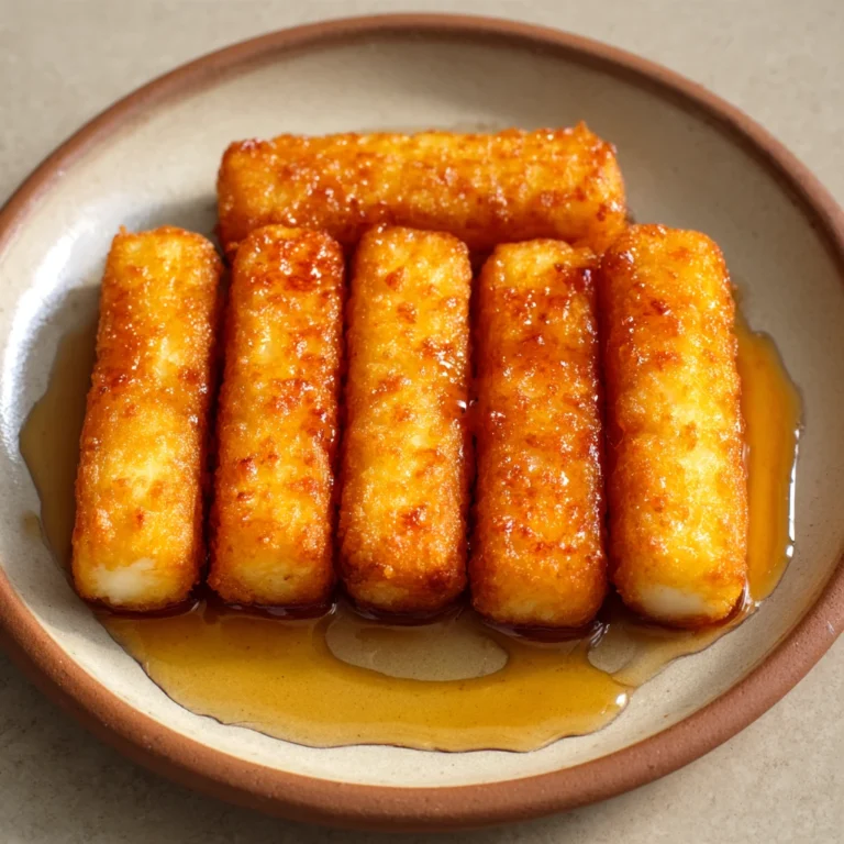 Hot Honey Mozzarella Sticks