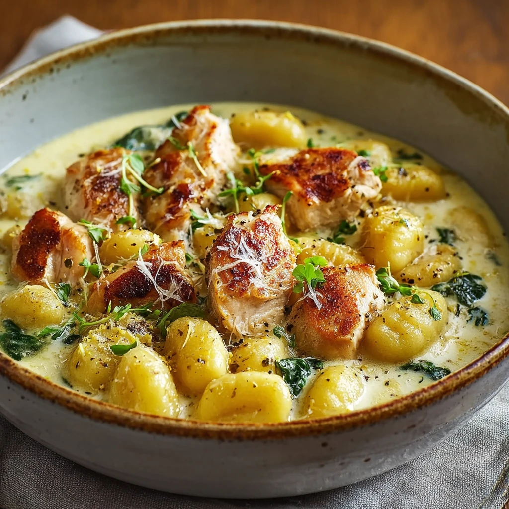 Lemon Chicken Gnocchi