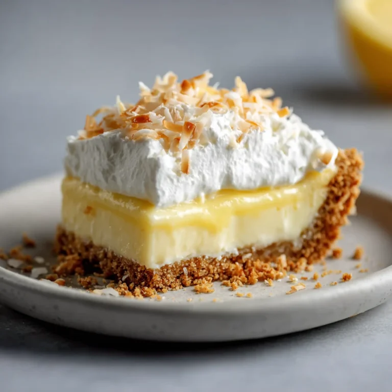 Lemon Coconut Cream Pie