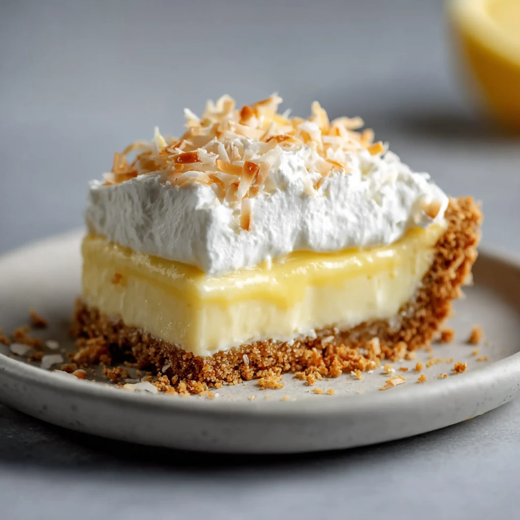 Lemon Coconut Cream Pie