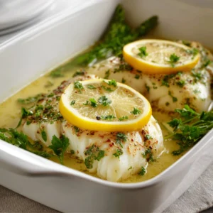 Lemon Garlic Cod