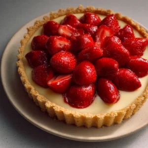 Lemon Strawberry Pie.