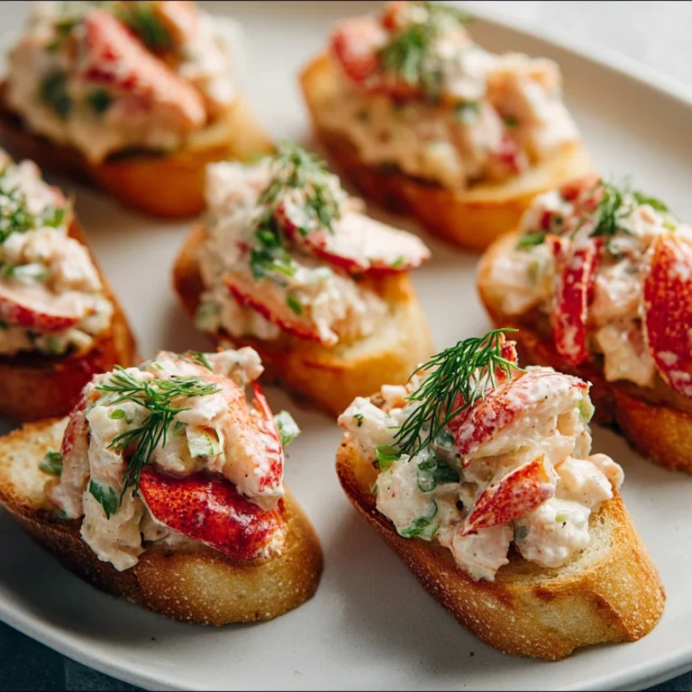 Lobster Salad Crostinis