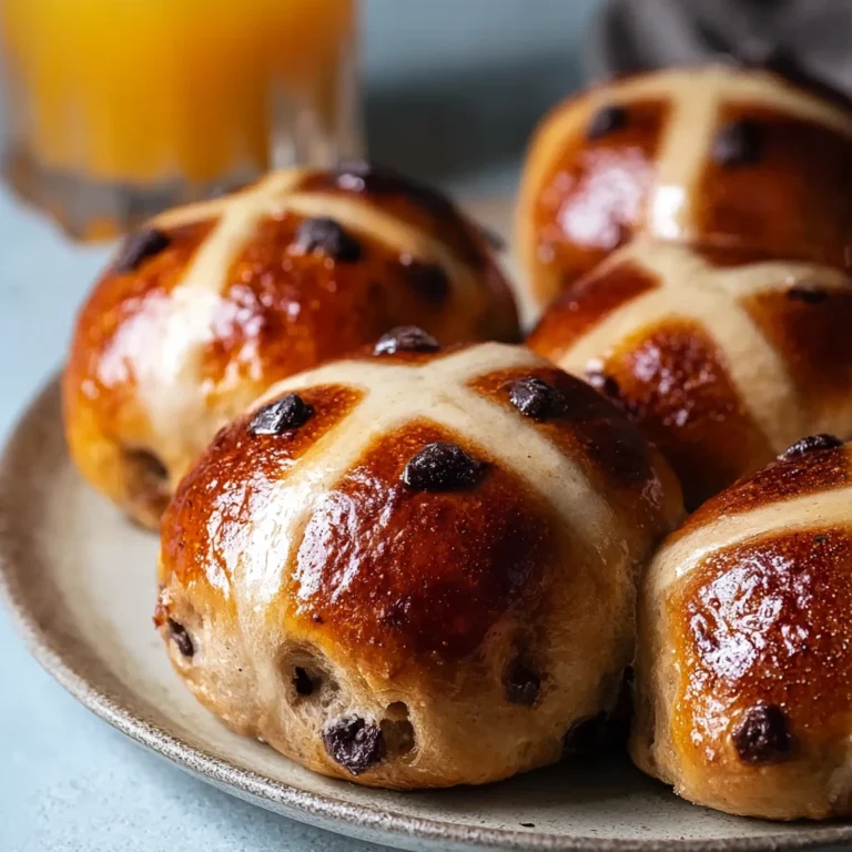 Perfect Chocolate Chip Hot Cross Buns