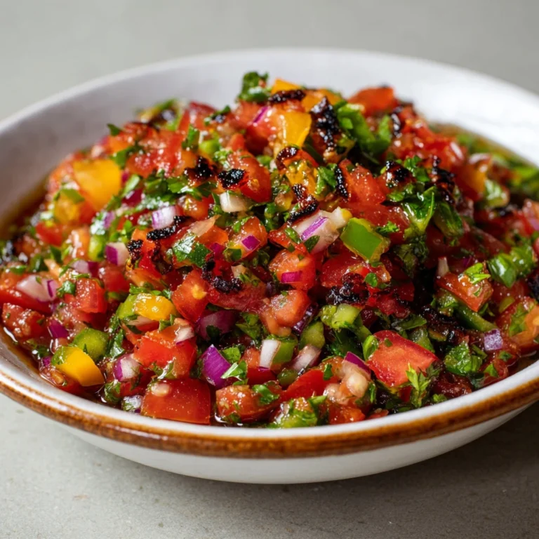 Roasted Charred Tomato Salsa