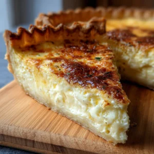 Romige Edam Cheese Pie in slechts 7 ingrediënten