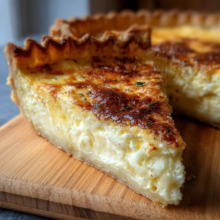 Romige Edam Cheese Pie Slechts Ingredinten