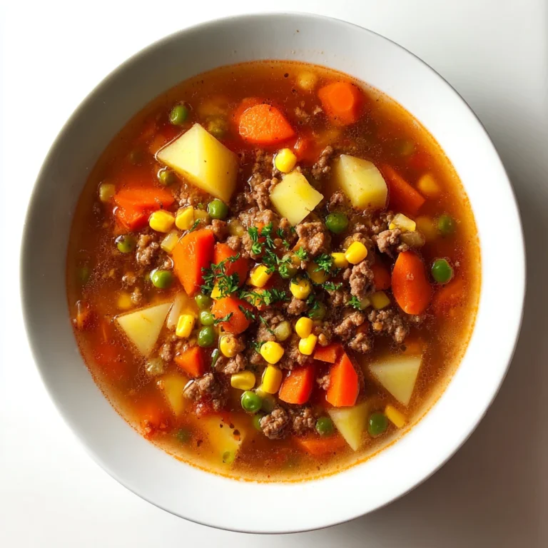 Sausage Vegetable Soup