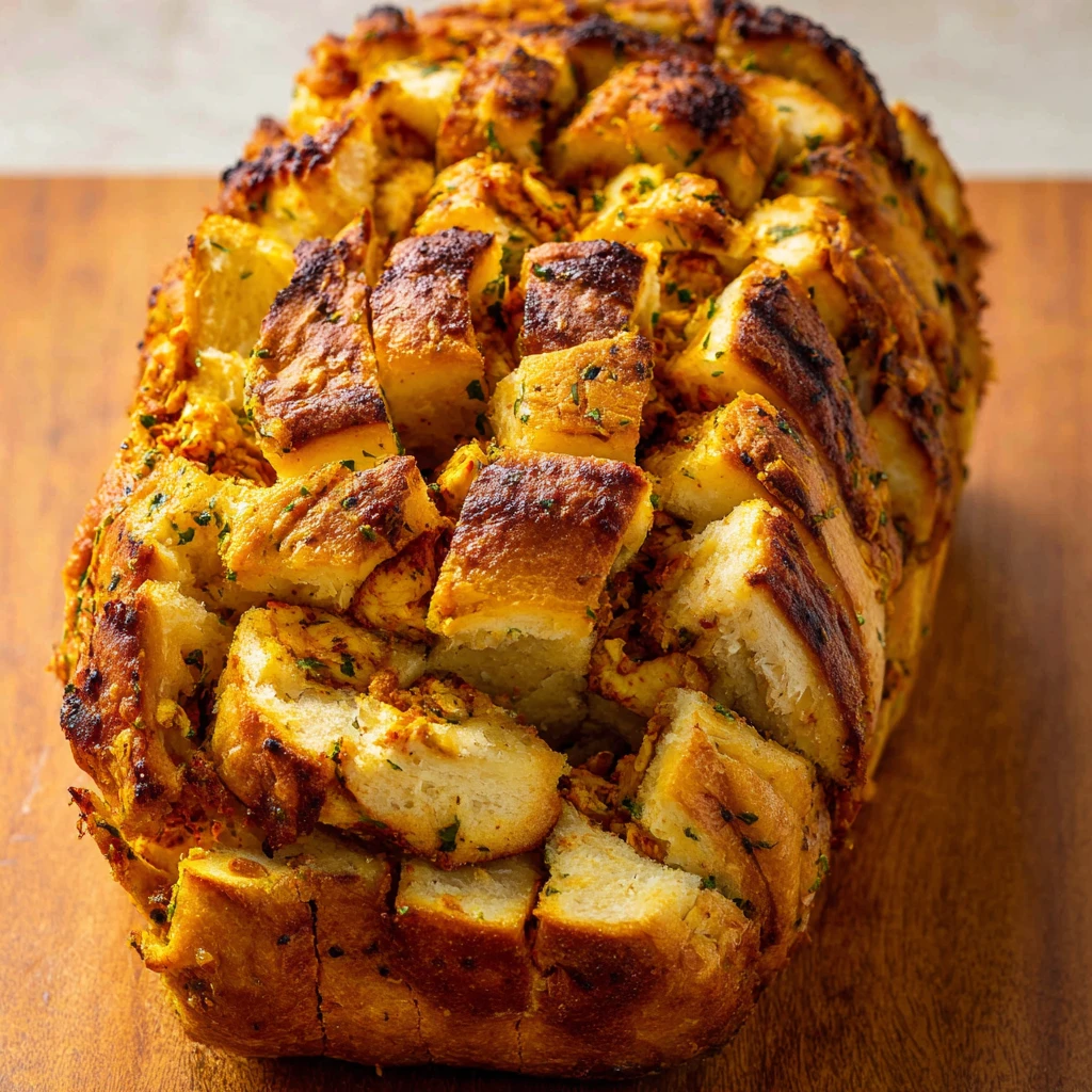 Tandoori Chicken Pull Apart Bread