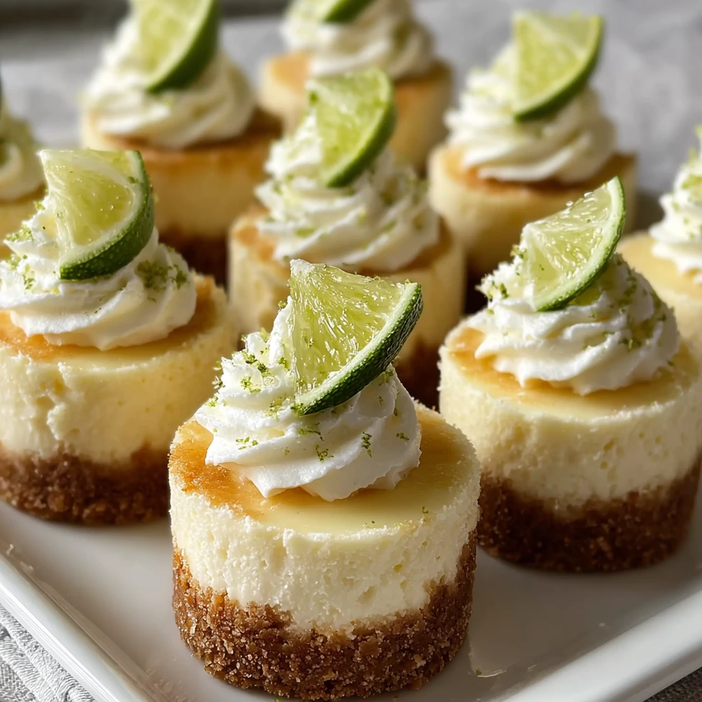 Creamy Mini Key Lime Cheesecakes That Melt Your