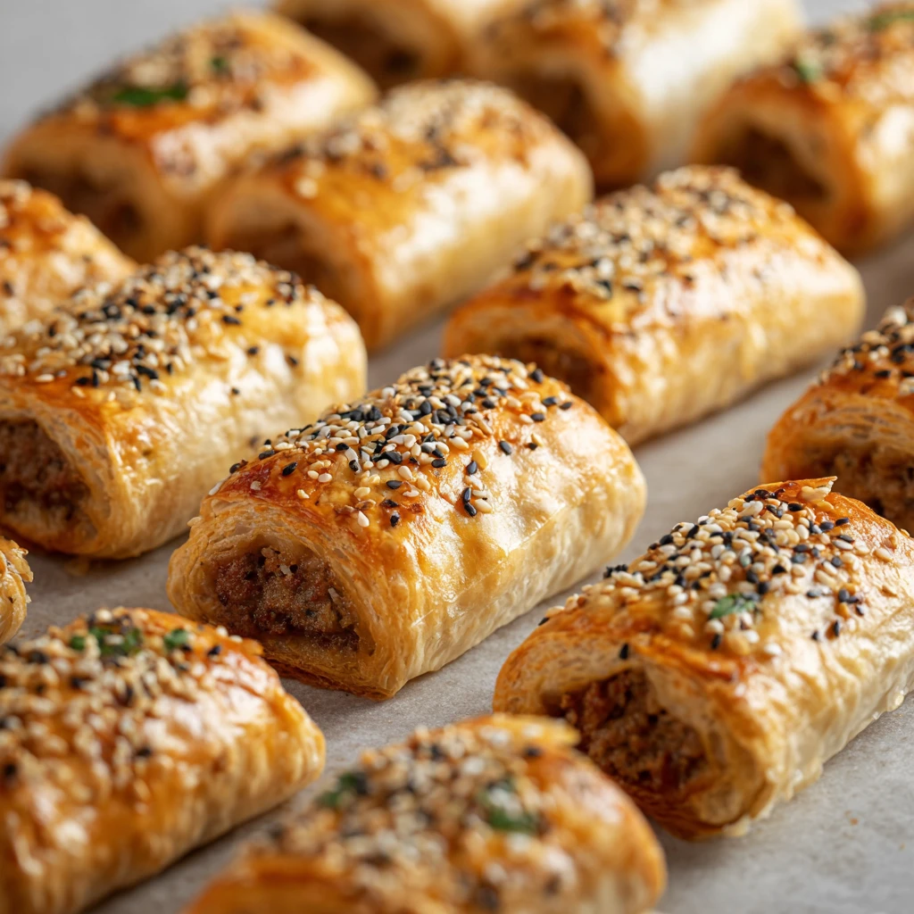 Beef Lamb Sausage Rolls