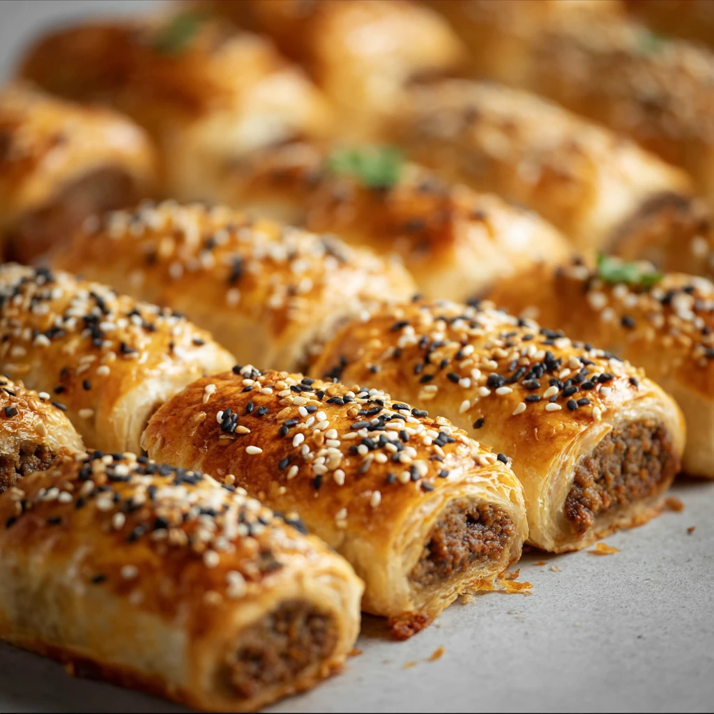 Beef Lamb Sausage Rolls