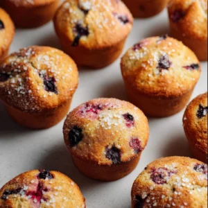 Berry Lemon Muffins