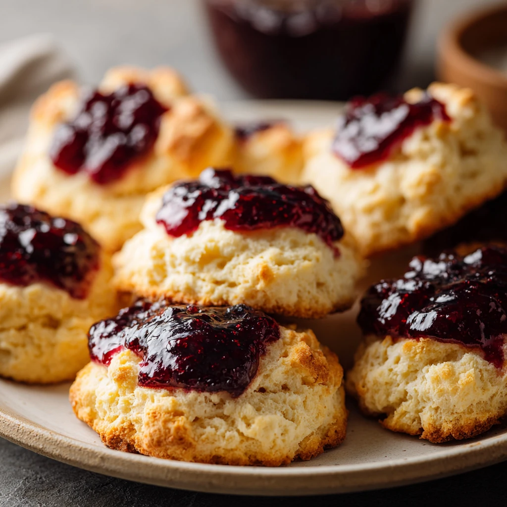 Jam Drop Biscuits