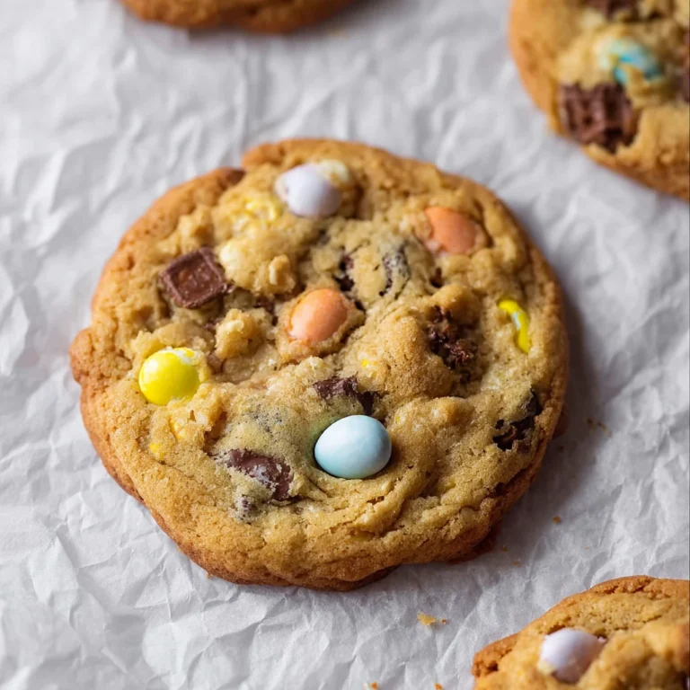 Brown Butter Cadbury Mini Egg Cookies Easter Chocolate