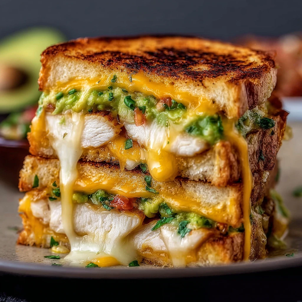 Chicken Avocado Melt Sandwich