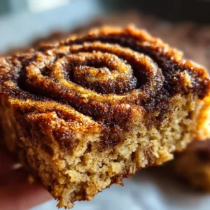 Cinnamon Roll Baked Oatmeal Squares for Cozy Mornings