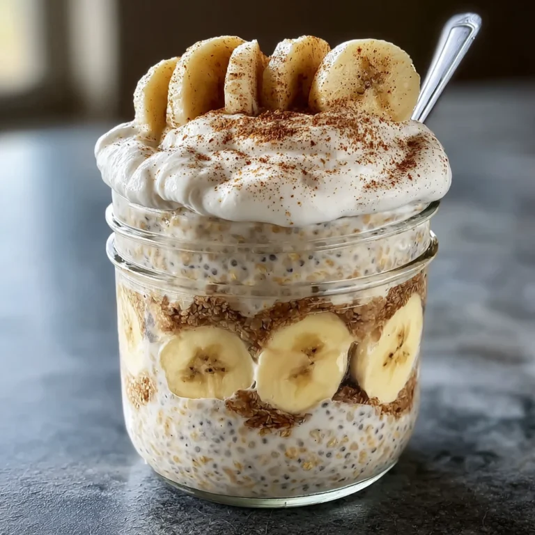 Cinnamon Roll Overnight Oats Cozy Morning Treat