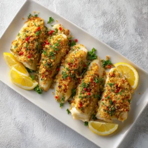 Crab Stuffed Flounder