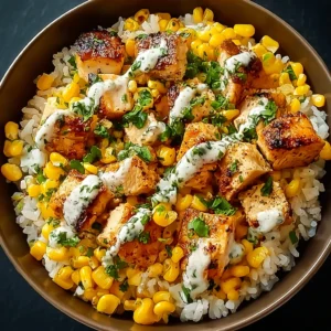 Create the Best Street Corn Chicken Rice Bowl in 30 Minutes!