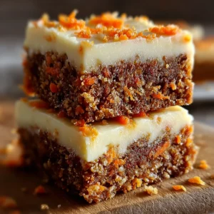 Discover Irresistible Carrot Cake Cream Cheese Bars Today!