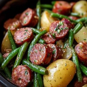 Discover the Best Crockpot Kielbasa and Green Beans Recipe that Will Wow Your Family!