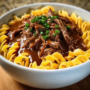 Discover the Comfort of Crock Pot Mississippi Beef Noodles Tonight!