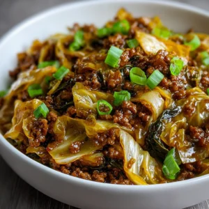 Discover the Flavorful Low Carb Mongolian Ground Beef and Cabbage Recipe