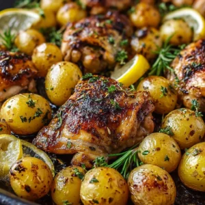 Discover the Joy of Sheet Pan Lemon Balsamic Chicken & Potatoes for an Easy Weeknight Dinner