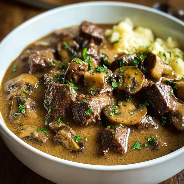 Discover Rich Flavors Slow Cooked Steak Diane Casserole