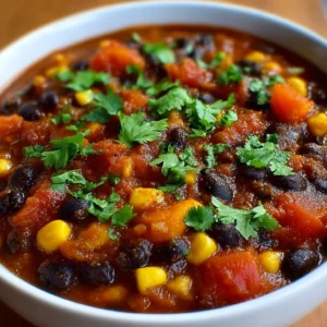 Easy Black Bean Chili