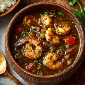 Easy Slow Cooker Crockpot Gumbo