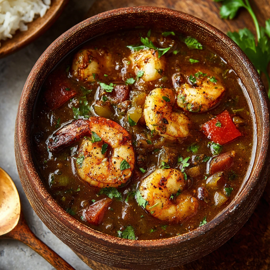 Slow Cooker Crockpot Gumbo
