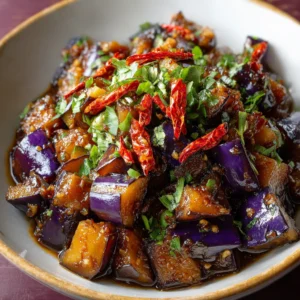 Eggplant with Garlic Sauce