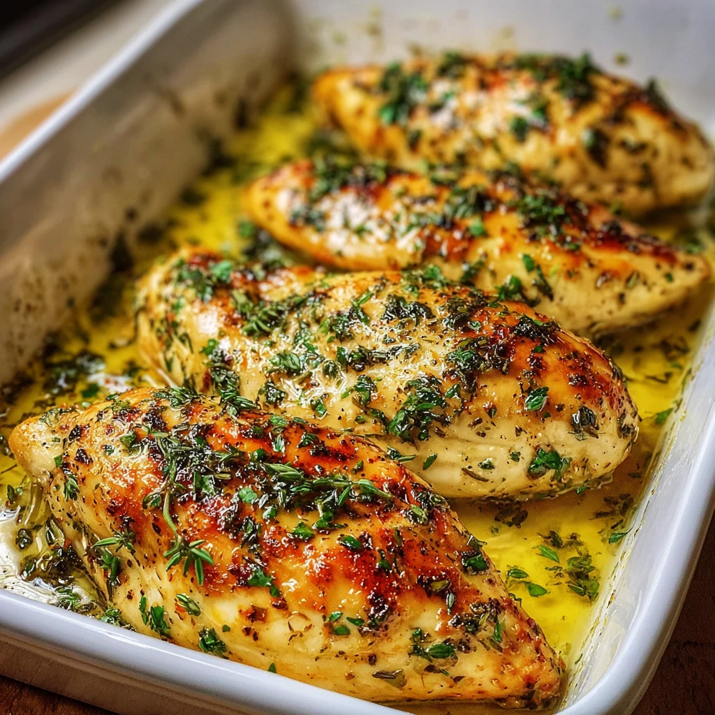 Enjoy Juicy Garlic Butter Baked Chicken Breast Minutes
