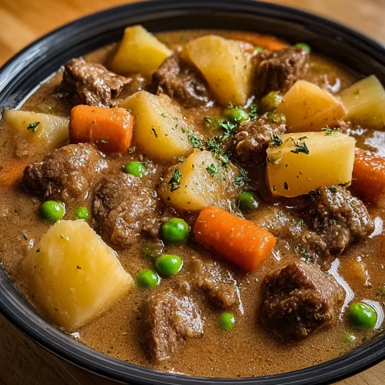 Enjoy Comfort Crockpot Creamy Beef Potato Stew Tonight