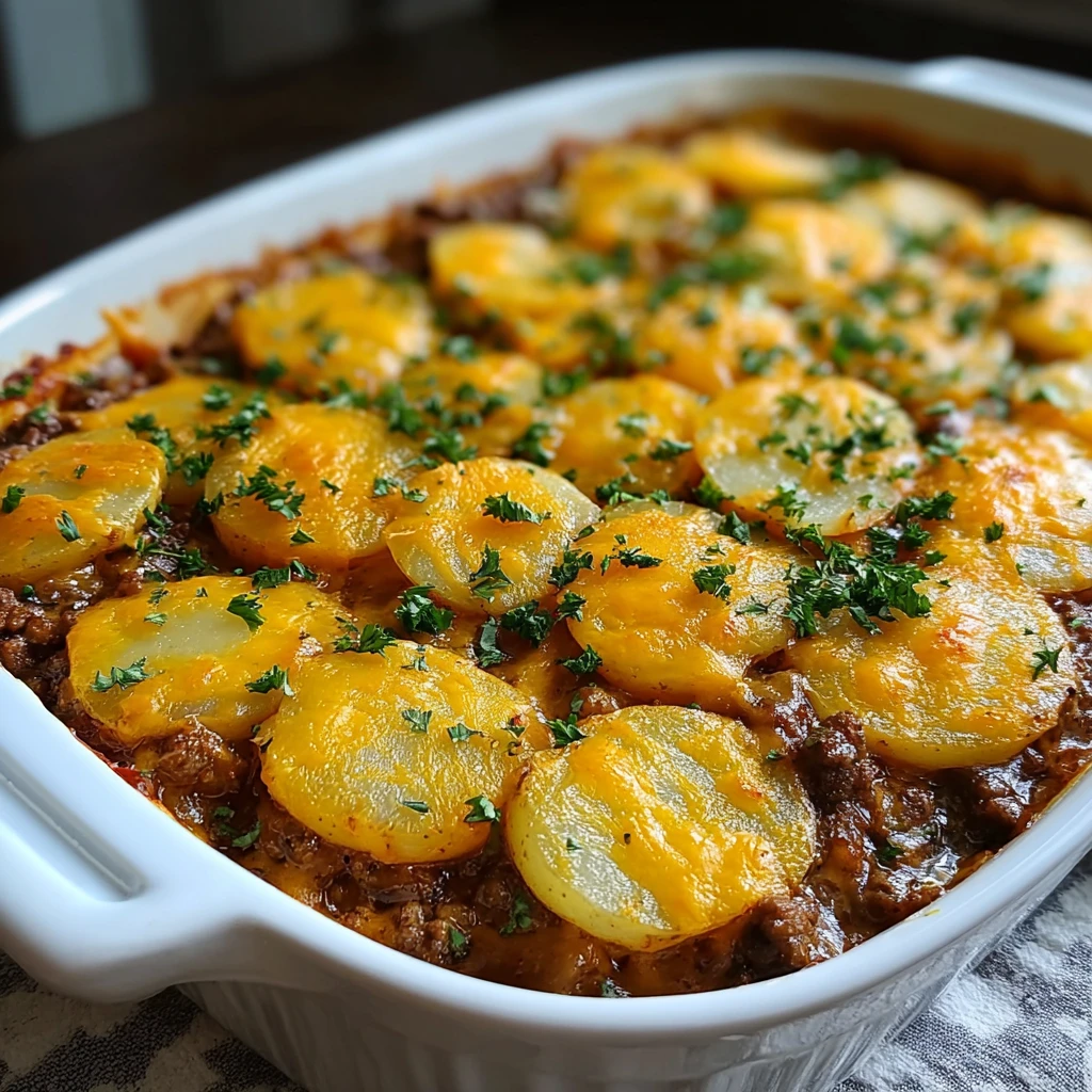 Experience Comfort Hamburger Potato Casserole Tonight