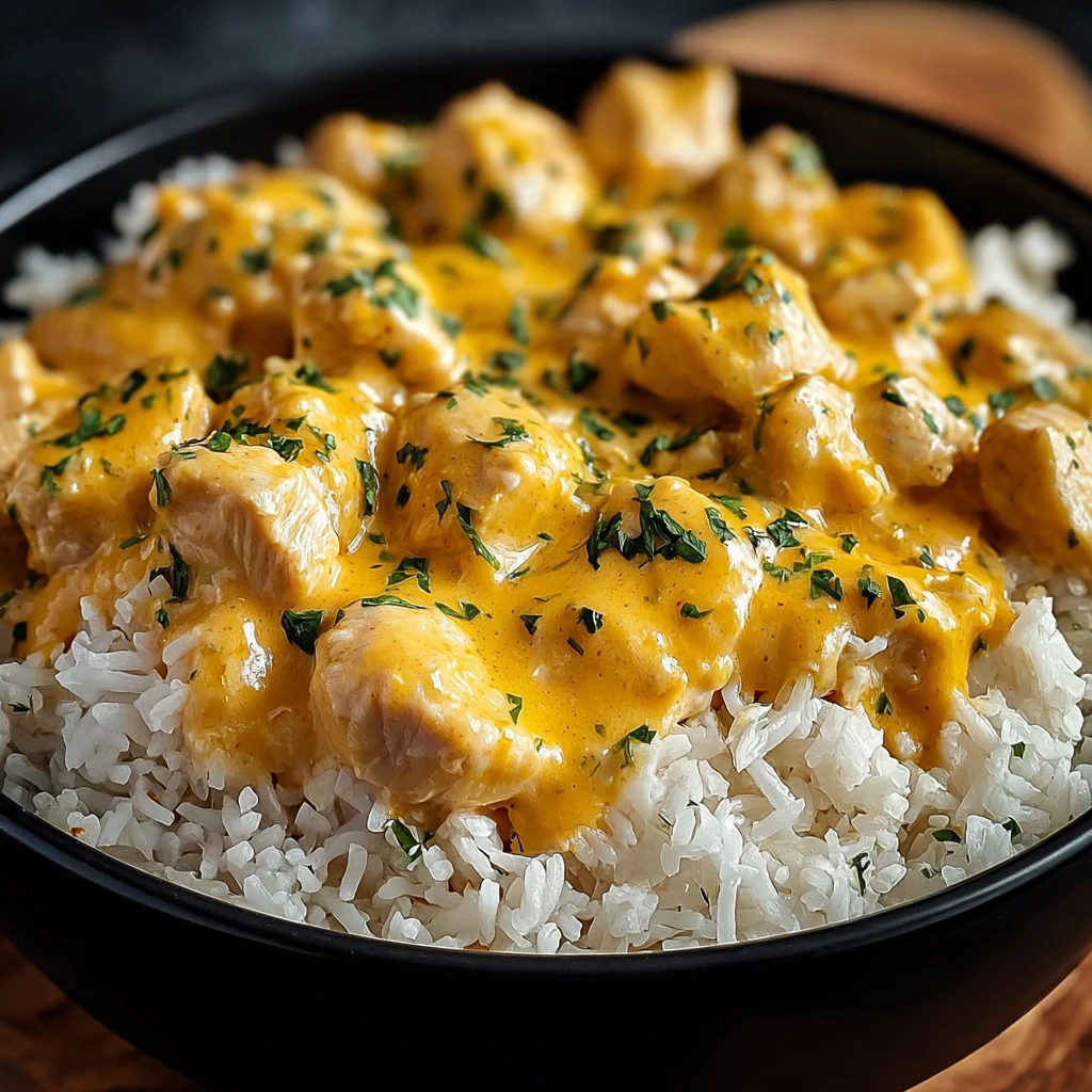 Experience Comfort Creamy Smothered Chicken Rice Tonight