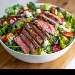Healthy Southwest Flank Steak Salad