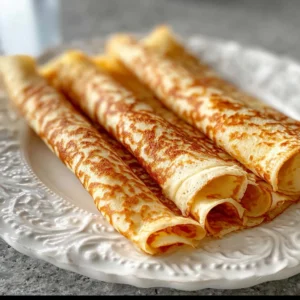 High Protein Oatmeal Crepes