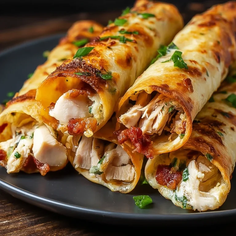 Indulge Keto Chicken Bacon Ranch Taquitos Delicious Snack