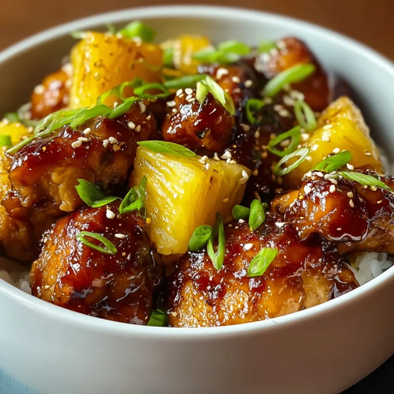 Indulge Sweet Sticky Pineapple Bourbon Chicken Tonight