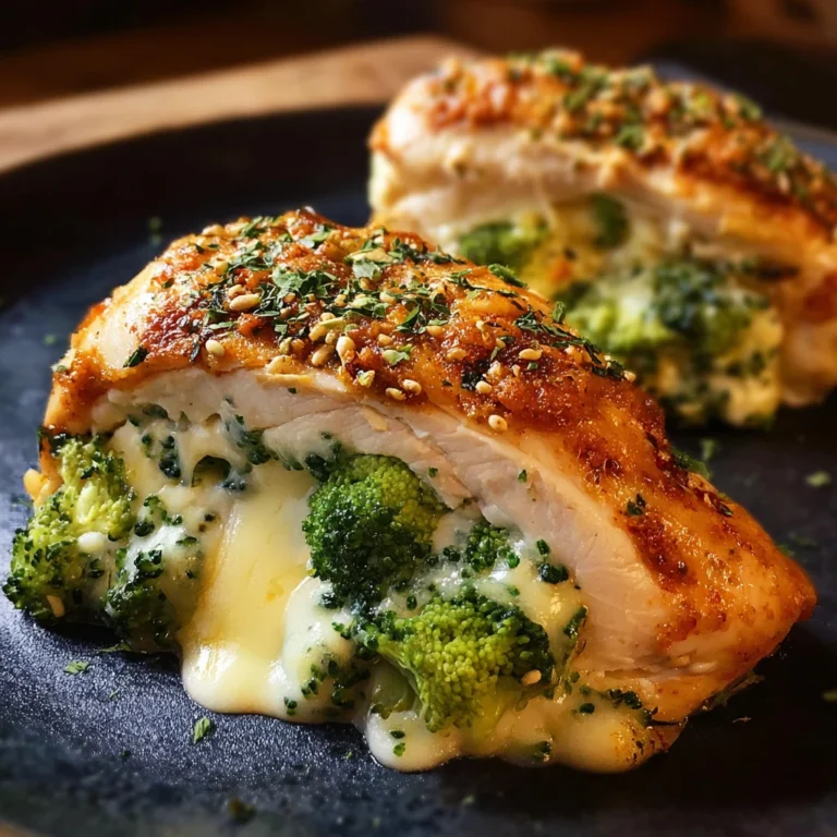 Make Amazing Broccoli Cheese Stuffed Chicken Breast Tonight