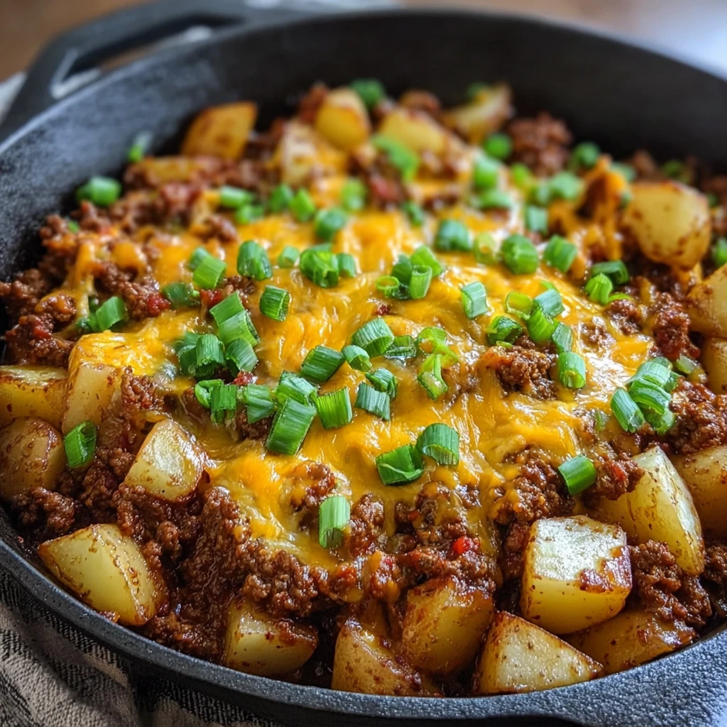 Make Ultimate Sloppy Joe Potato Skillet Minutes