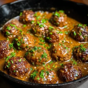 Meatballs and Gravy