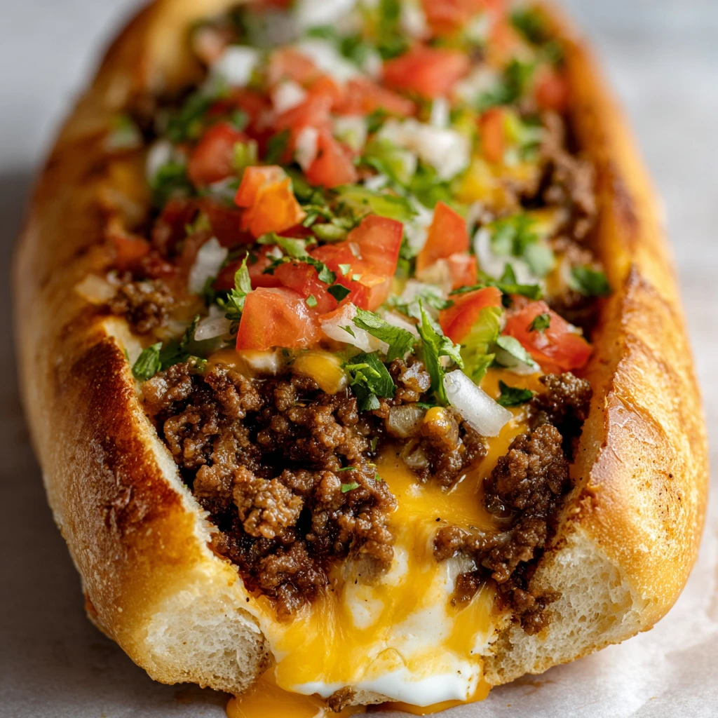 Mexican Chopped Cheese Sandwich