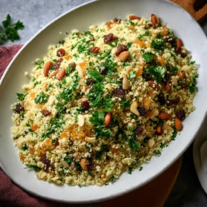 Moroccan Couscous Pilaf